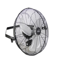 Vie Air Dual Function 18 Inch Wall Mountable Tilting Fan With 3 Speed Motor In - £109.16 GBP