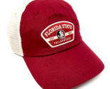 FLORIDA STATE UNIVERSITY FSU SEMINOLES LOGO MESH TRUCKER SNAPBACK HAT CA... - $16.10