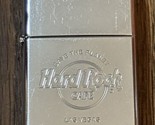2004 Zippo From Hard Rock Cafe Las Vegas Polished Chrome With Save The P... - $27.72