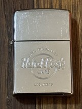 2004 Zippo From Hard Rock Cafe Las Vegas Polished Chrome With Save The P... - £21.79 GBP