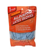 All-Purpose Flocked Latex Gloves Large - €3,36 EUR