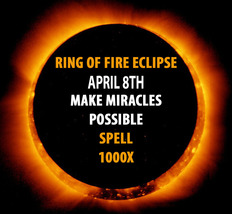 1000X Coven Apr 8 Scholars Make Miracles Possible Blessing Solar Eclipse Magick - £109.87 GBP