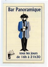 Bar Panoramique Menu Paris France Tea Champagne Cacao - £13.99 GBP