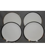 Set (4) MIKASA Bone China SOLITUDE PATTERN Dinner Plates NARUMI JAPAN - $98.99