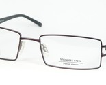 Herren BI7704-10 Aubergine / Licht Lila Brille Rahmen 56-19-140mm (Notiz... - $54.44