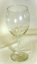 Water Goblet Clear Glass Stemware 8-1/2&quot; Unknown Maker - £7.89 GBP