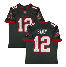 Tom Brady Autographed Tampa Bay Buccaneers Pewter Nike Limited Jersey Fanatics - £2,289.79 GBP