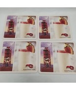 Set Of (4) Sunset Passion Colada / Vanilla Bean Cheesecake Coaster 4 1/4&quot; - $11.87
