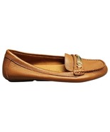 Calvin Klein Lunasi Loafers Womens Size 7 Brown Pebbled Leather Comfort ... - $41.72