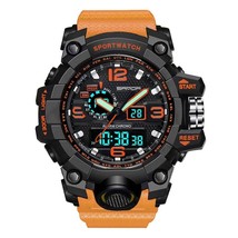 SANDA 2023 Hot Sell Multifunctional Digital Watch Outdoors Sports Electronic Wri - £37.54 GBP