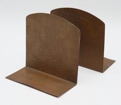 Old Mission Arts And Crafts Hammered Copper Bookends Book Ends - £58.18 GBP