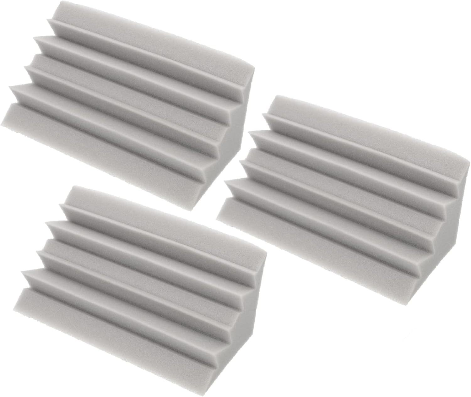 Eringogo 3 Pack Bass Traps Acoustic Foam Corner 9.5&#39;&#39; X 4.8&#39;&#39; X 4.8&#39;&#39; Ac... - $31.99