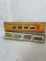 Vintage Antique Replica Jigsaw Train Set Original Packaging From Smithsonian  - £18.02 GBP