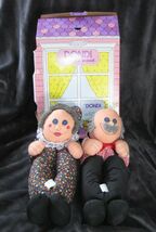 DONDI PEOPLE BOOT GRANDPARENTS GRANDMA GRANDPA OLD VINTAGE SLIPPERS 7 8 80S - $13.95 CAD
