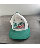 Mountain Dude Hat Cap Snapback Trucker Hat Cap Small Stain On Front - $24.87