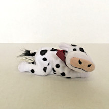 Turkey hill small white with black spots stuffed cow turkey hill bandana promo - $19.75