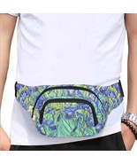 Irises Van Gogh Art Fanny Pack Bumbag Waist Bag with 3 Compartment - £29.89 GBP