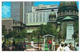 Quebec Postcard Montreal Dominion Square Queen Elizabeth Hotel Marie Riene - £1.69 GBP