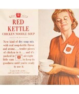 1963 Campbells Red Kettle Soup Mix Advertisement Food Beautiful Woman HM2K - $40.83 CAD