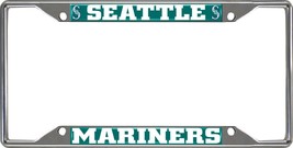 Fanmats 26713 Seattle Mariners License Plate Frame, Chrome - £11.87 GBP