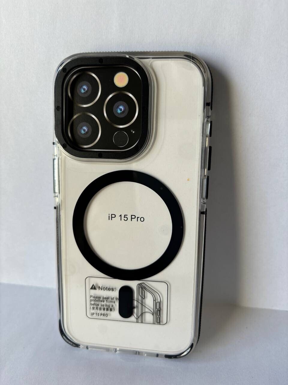 Protective MagSafe Case for iPhone 15 Pro 6.1" Clear Back Cover Translucent Stro Item image 4
