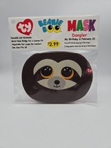 TY Beanie Boo Children&#39;s Face Mask - Dangler The Racoon - $12.20 CAD