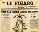 Le Figaro Menu Melrose Ave Los Angeles California 1973 Cafe  - $87.12