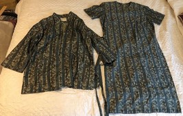 Vtg 1950s-60s Hawaiian Casuals Dress belt &amp; jacket Designer Made Honolulu tiki - $222.75