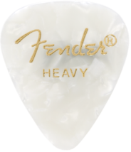 Fender 351 Premium Celluloid Guitar Picks - White Moto- Heavy 144-Pack (1 Gross) - £20.87 GBP