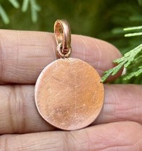 1 pezzo medaglione pendente cerchio guarigione rame puro, gioielli,... - $16.67