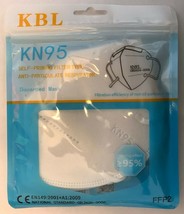 50 Pcs White KN-95 FF-P2 Protective 5 Layer Face Mask B.F.E 95% Disposab... - £19.64 GBP