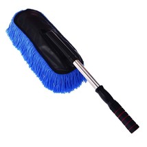 Car Cleaning Microfiber Mop Duster with Grip Extendable Handle Blue Look - £20.96 GBP