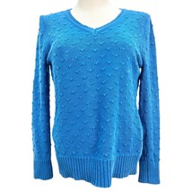 Studio Works Sweater Women&#39;s Small Blue Long Sleeves - £14.79 GBP