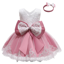 2023 New Fashion Wedding Birthday Party Dress Christams Dress For Girl 1-5 Years - £31.59 GBP