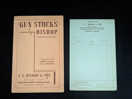 Vintage &quot;GUN STOCKS by BISHOP&quot; Catalog ~ Ozark Walnut Rifle &amp; Shotgun St... - £14.32 GBP