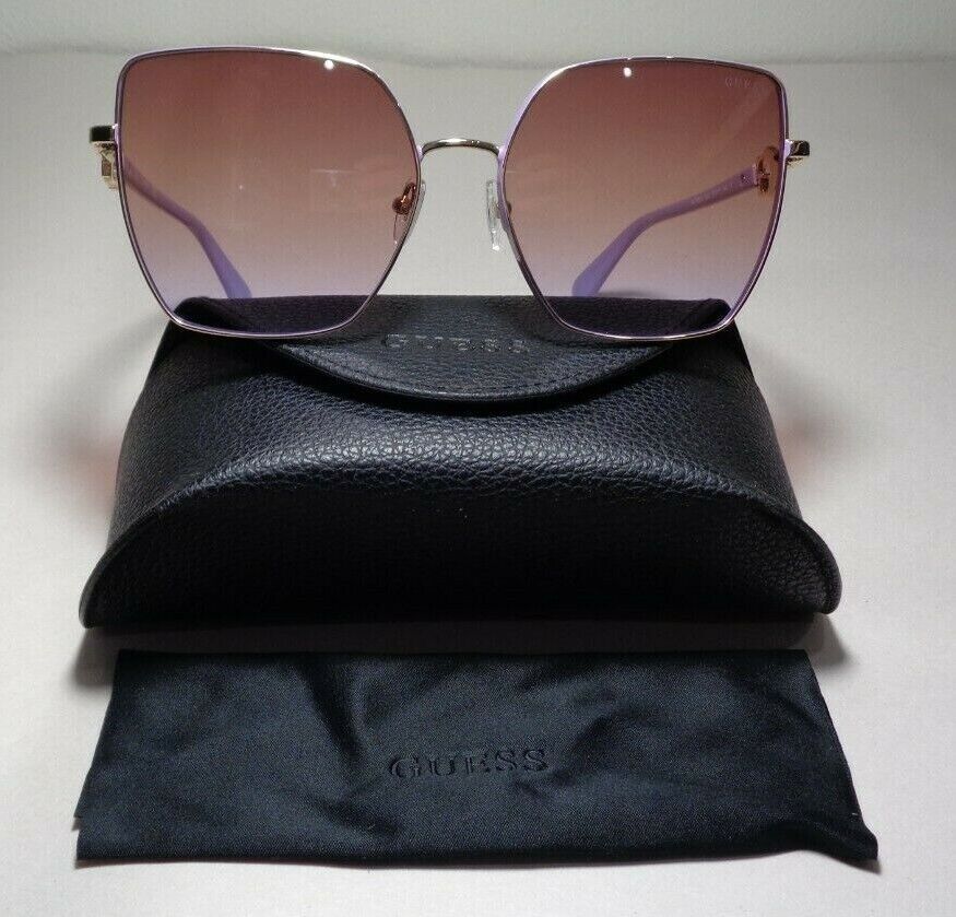 Guess GU7790-S Gold Violet New Women's Sunglasses