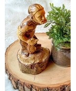 VTG Omar Bakri Fisherman Fish - Jerusalem Israel Olive Wood Hand Carved ... - $1,350.71 MXN