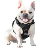 No Pull Dog Harness Adjustable Reflective Easy Control with Handl (Black... - $19.34