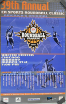 Vintage Lebron James 2003 EA Sports Roundball Classic Promo Poster 14x22 in RARE - £38.88 GBP