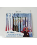 Disney Frozen II ONE box new pack of 10 jumbo crayons stocking stuffer - £3.17 GBP