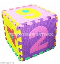 10pcs Infant Kid&#39;s Learning Number Puzzle Safety Foam 123 Mat Floor Play Mats - £18.21 GBP