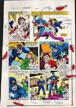 Sal Buscema 1983 Captain America 284 page 9 Marvel Comics color guide art:1980&#39;s - £43.88 GBP