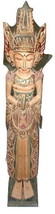 DEWI Legong Dancers Rama Sita PAIR wood statue from Bali Indonesia 39&quot; h... - £239.80 GBP
