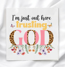 Fabric Panel Quilt Block Faith Image Printed on Fabric Square TG74960 - £3.93 GBP+