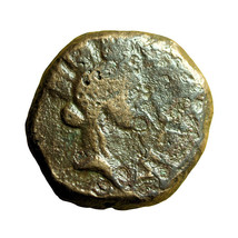 Ancient Greek Coin Carteia Spain AE20mm Fortuna / Neptune Very Rare 04005 - $35.99