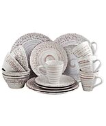 Elama Malibu Sands 16-Piece Dinnerware Set in Shell - $76.18