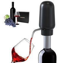 Electric Wine Aerator and Wine Dispenser USB-C Rechargeable - Black, Enh... - £82.02 GBP