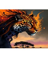 Digital Image Ai Picture Photo Wallpaper Background Desktop Art Leopard ... - $18.15 MXN