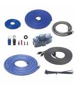 RECOIL RCK0 True 0 Gauge Complete CCA Amplifier Wiring Kits with OFC RCA... - £61.22 GBP