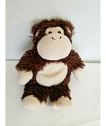 Warmies Monkey Plush Stuffed Animal Heating Pad Brown Light Tan Small - £15.55 GBP
